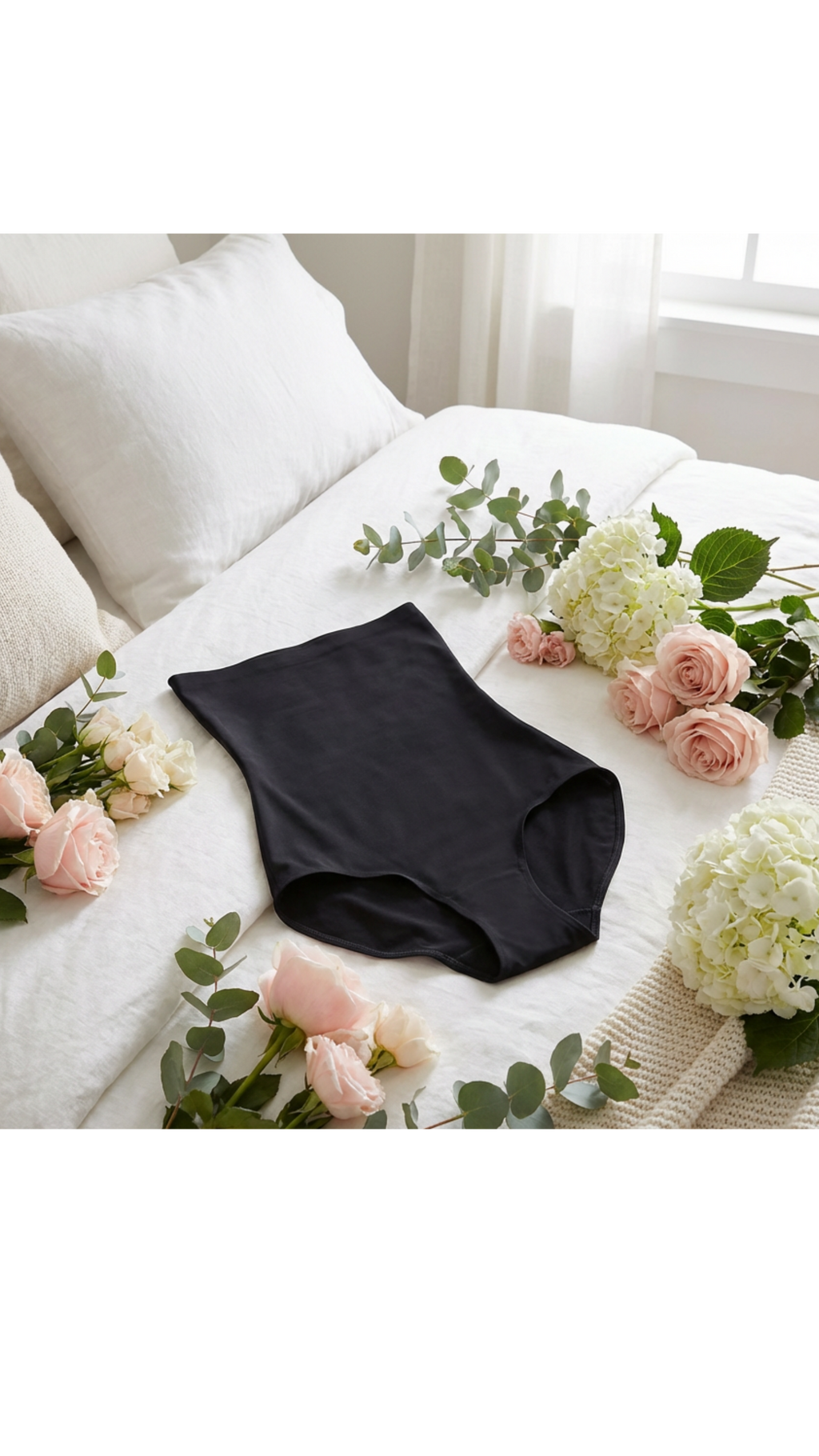 Exklusiv Miederslip Schwarz/Beige - Premium Designer